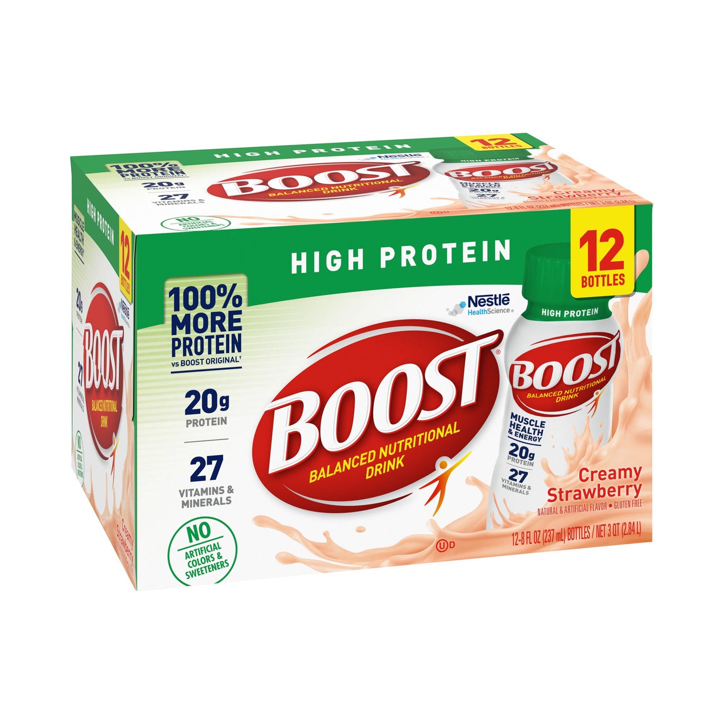 Boost® High Protein Strawberry Complete Nutritional Drink, Bottle