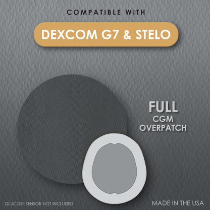 CoverGuard Sensor Overpatch Black For Dexcom G7 Sensor