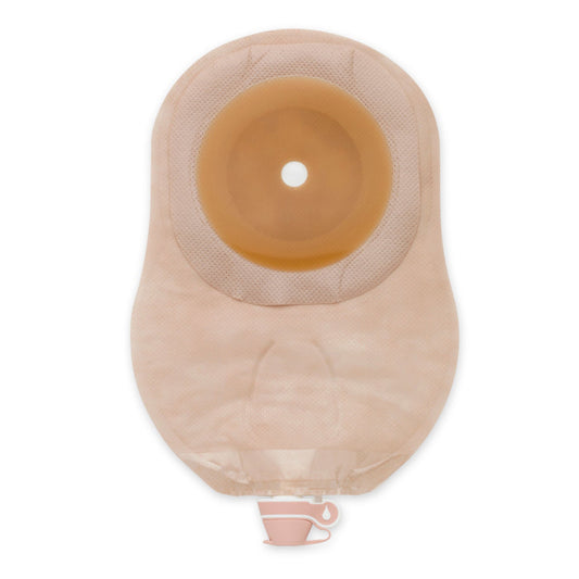 Premier Ostomy Pouch One-Piece System Length Flat, Pre-Cut 2 Inch Stoma Drainable
