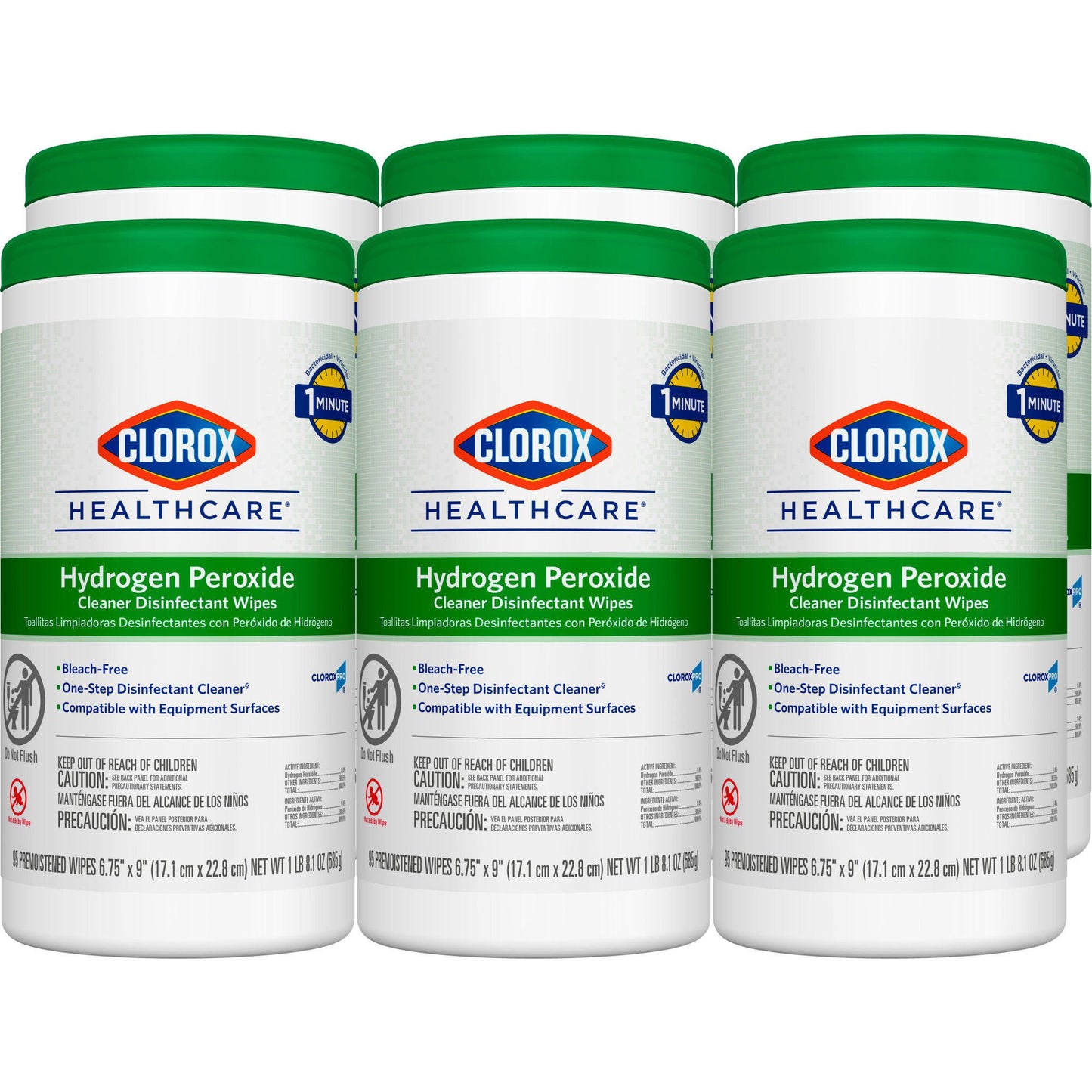 Clorox Healthcare® Hydrogen Peroxide Cleaner Disinfectant Wipes