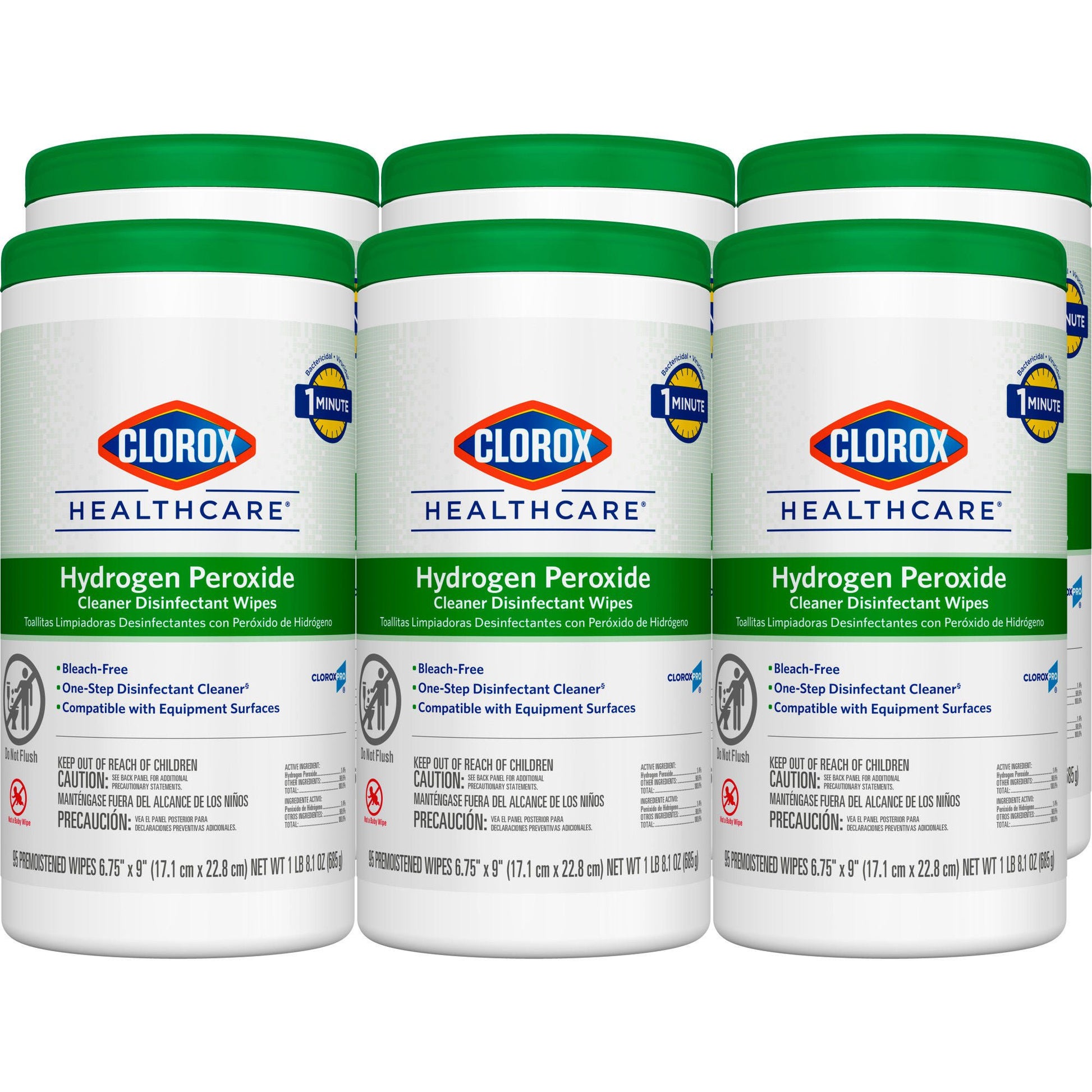 Clorox Healthcare® Hydrogen Peroxide Cleaner Disinfectant Wipes