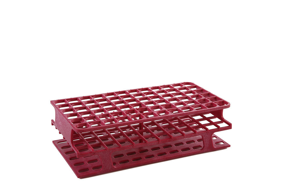 Heathrow Scientific OneRack® Test Tube Racks - POM — Full-Size | 13mm (72-Place) / Magenta, HS27511D