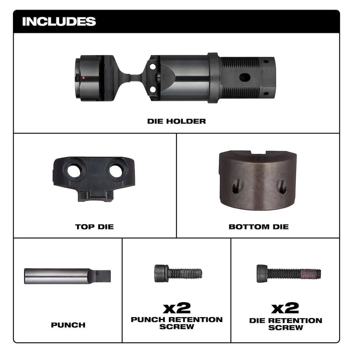 Milwaukee M18 FUEL 10 Ga Die Holder Kit 48-44-0276