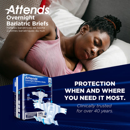 Attends® Overnight Bariatric Briefs