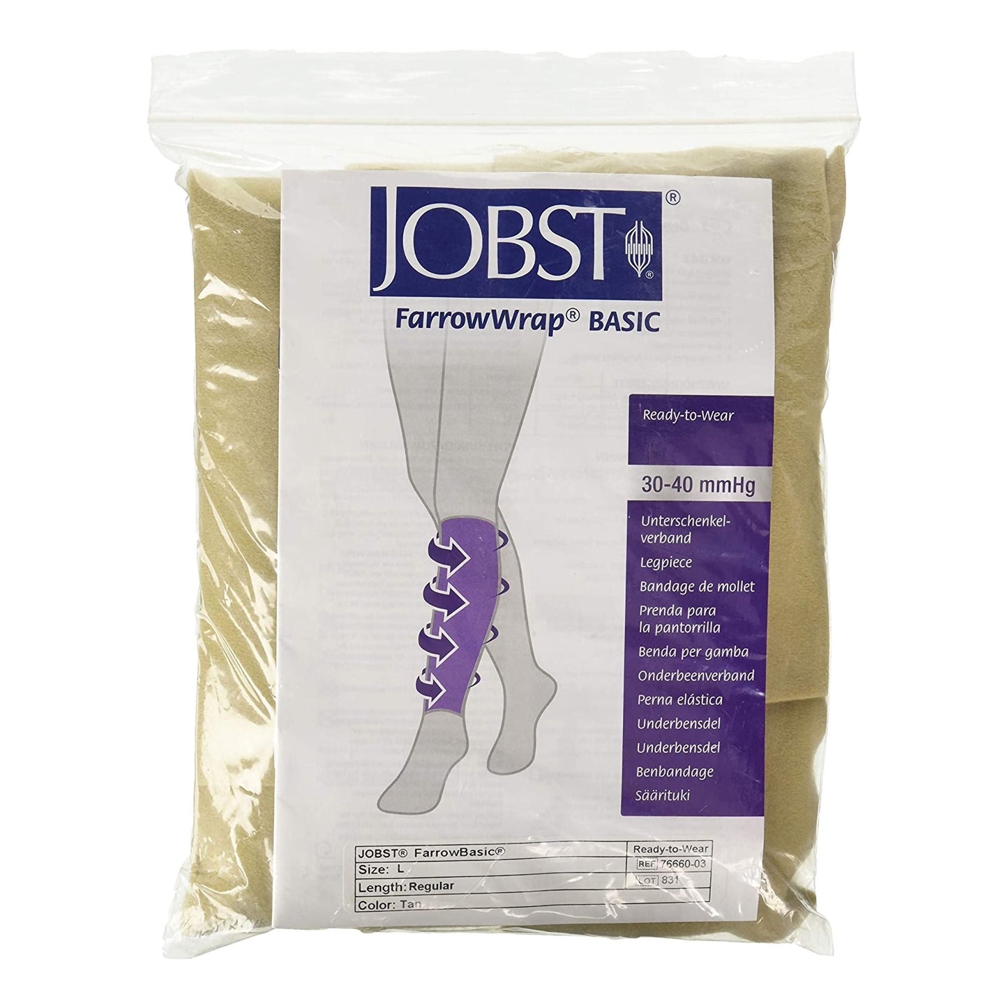 Jobst FarrowWrap Basic Compression Wrap Large Tan Leg