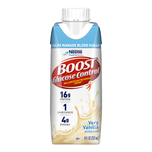 Boost® Glucose Control Vanilla Balanced Nutritional Drink, Carton