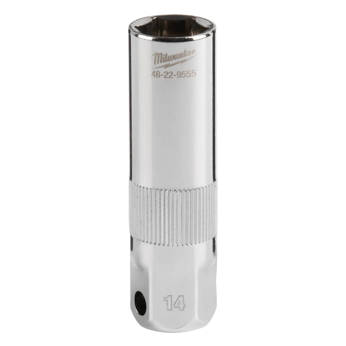 Milwaukee 3/8" Drive 14MM Spark Plug Socket 48-22-9555 | 3/8 in Drive