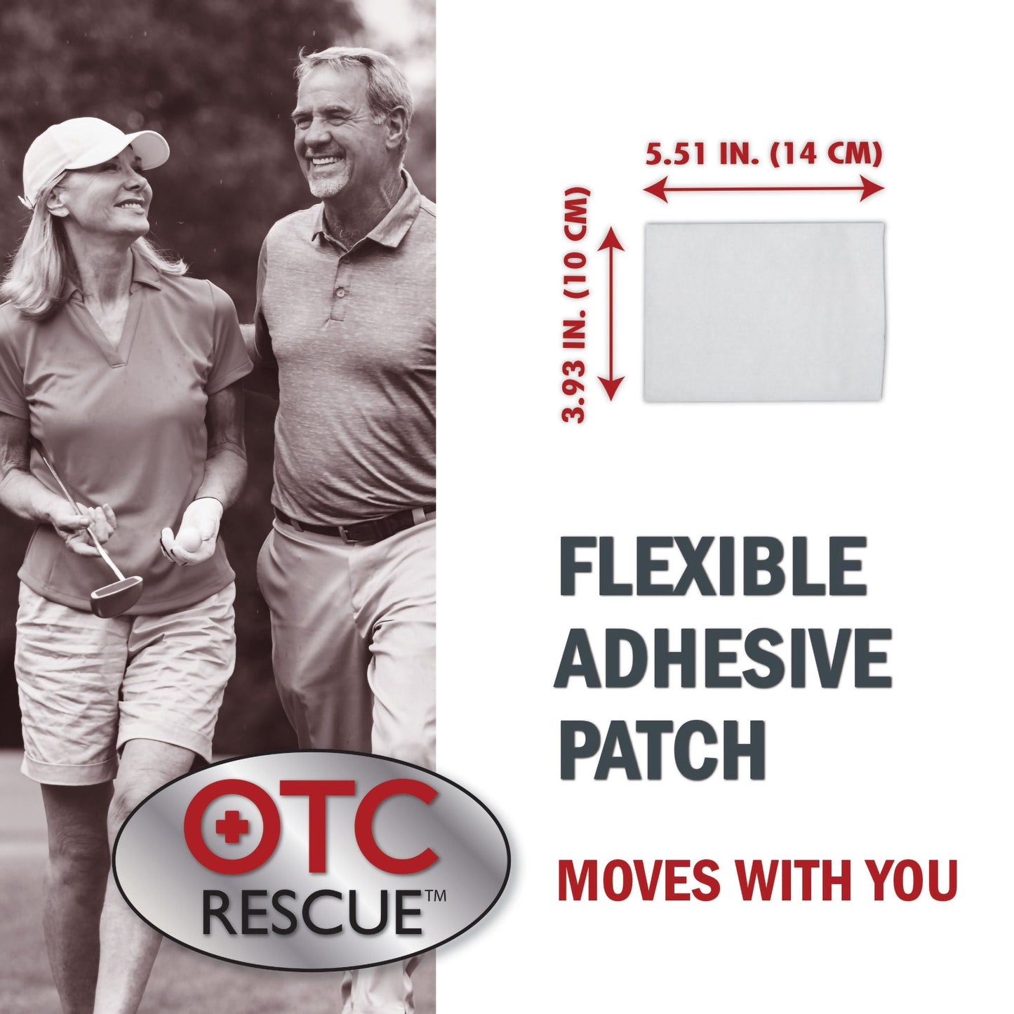 OTC Rescue™ Lidocaine Topical Pain Relief Patch