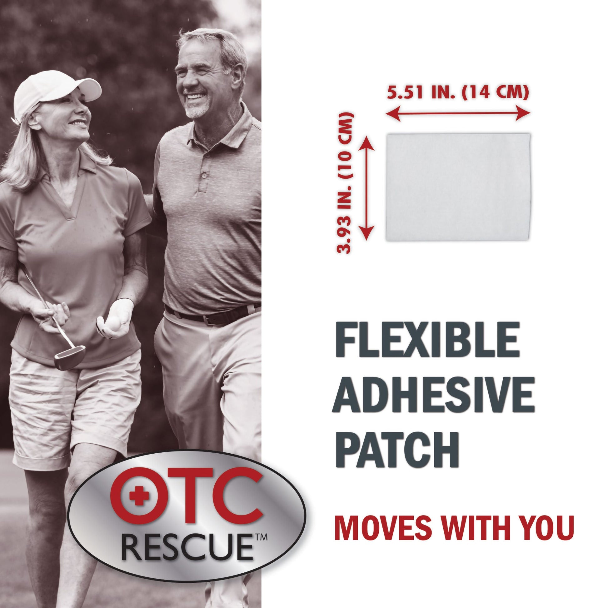OTC Rescue™ Lidocaine Topical Pain Relief Patch