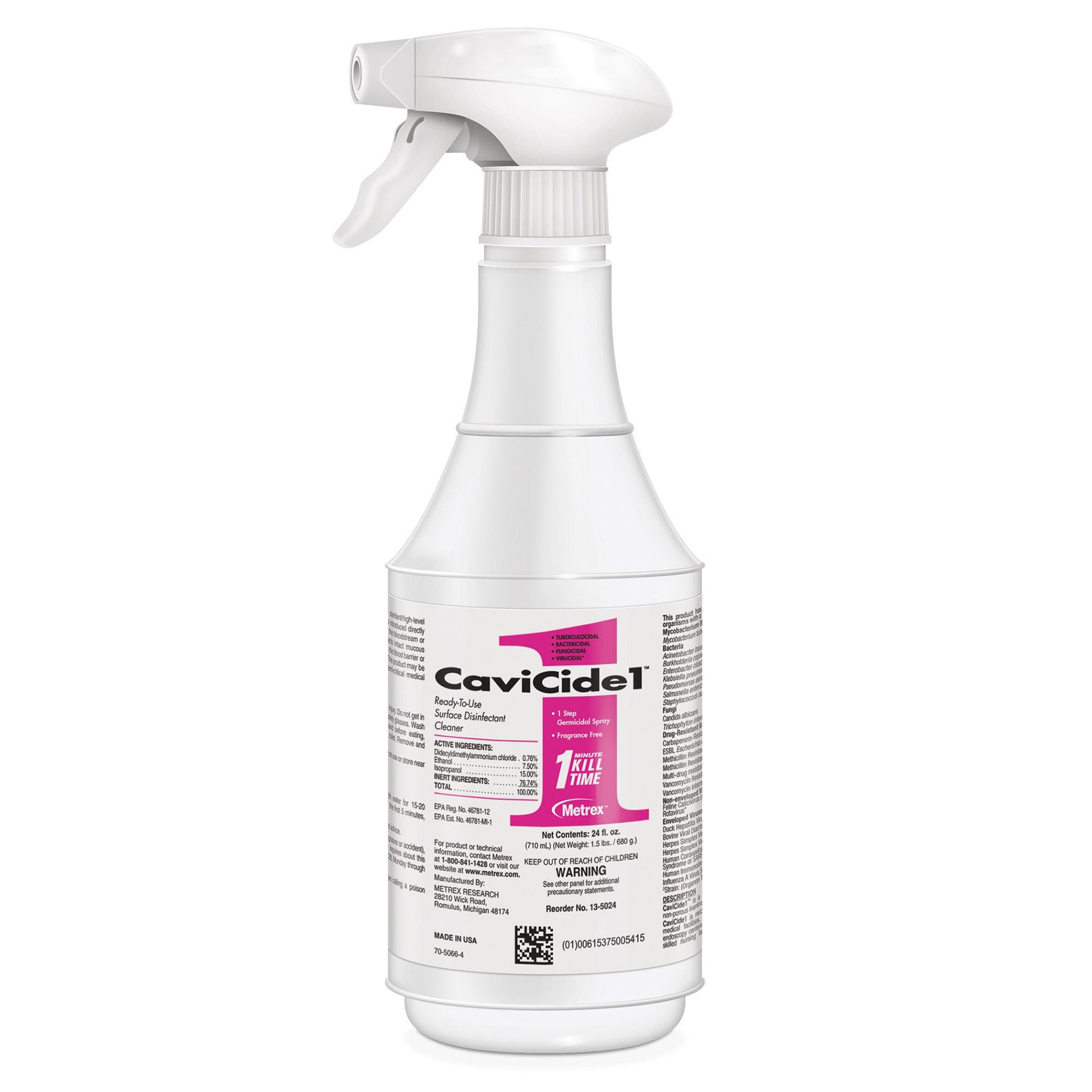 CaviCide1™ Surface Disinfectant Cleaner, Trigger Spray Bottle