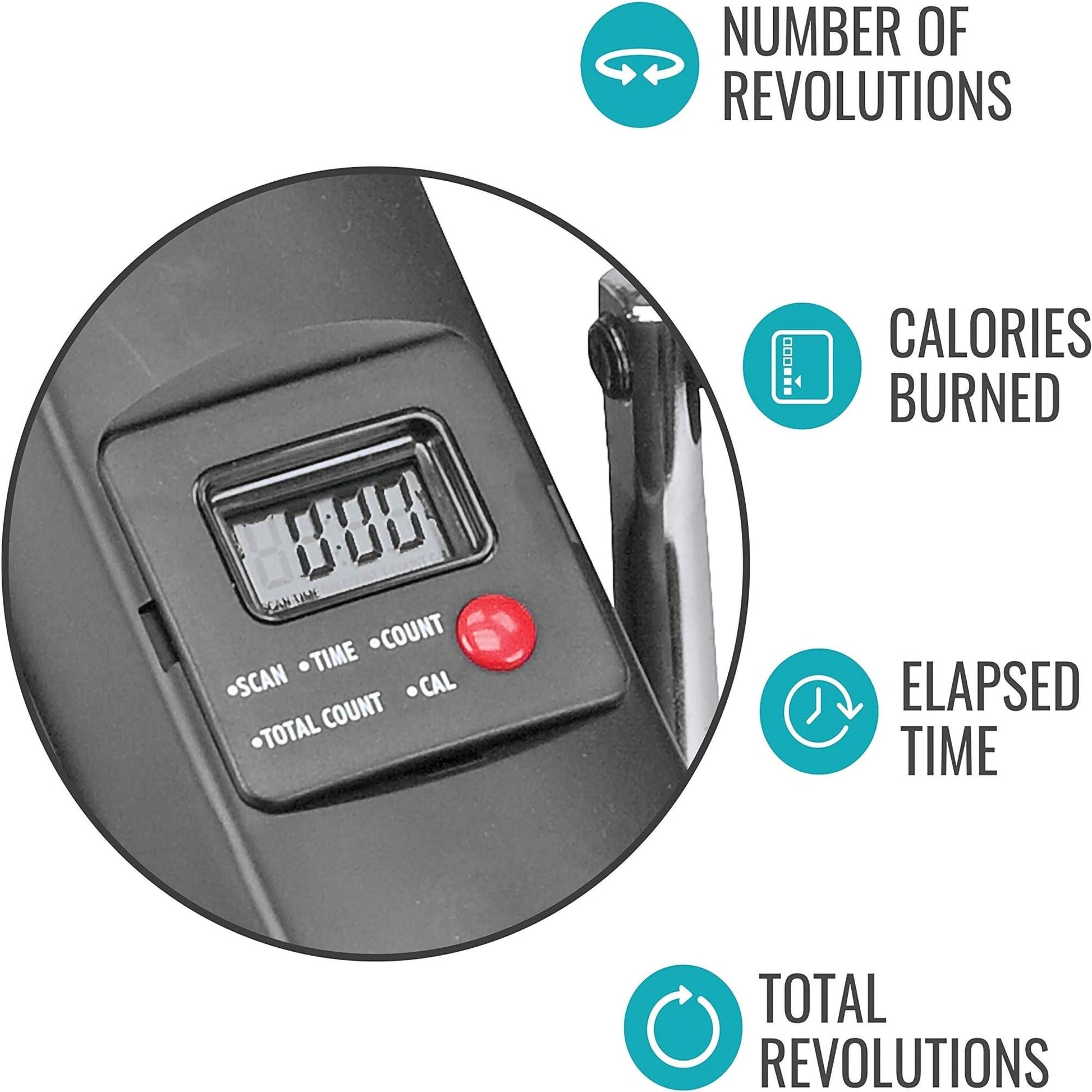 DMI® Mini Exercise Bike Fitness Mini Cycle with Mat
