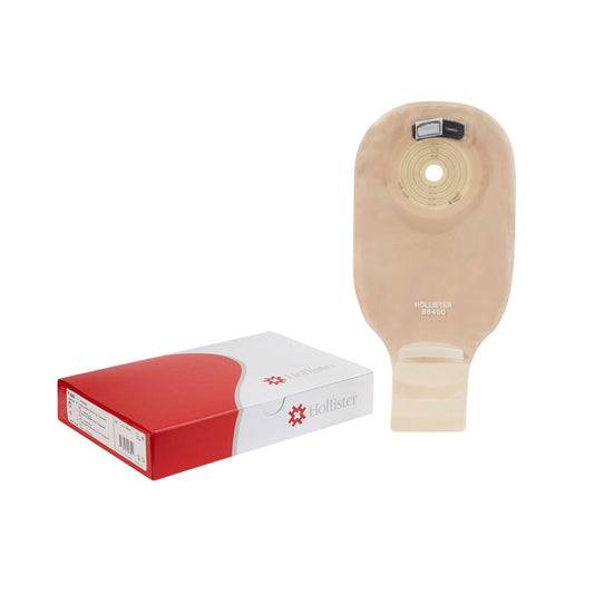 Premier™ 88400 1-Piece Transparent Colostomy Pouch, Cut to Fit Stomas up to