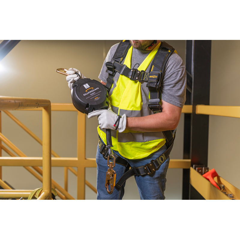 Guardian Fall Protection Velocity Class 1 Cable SRL 42000 – inspecting the housing