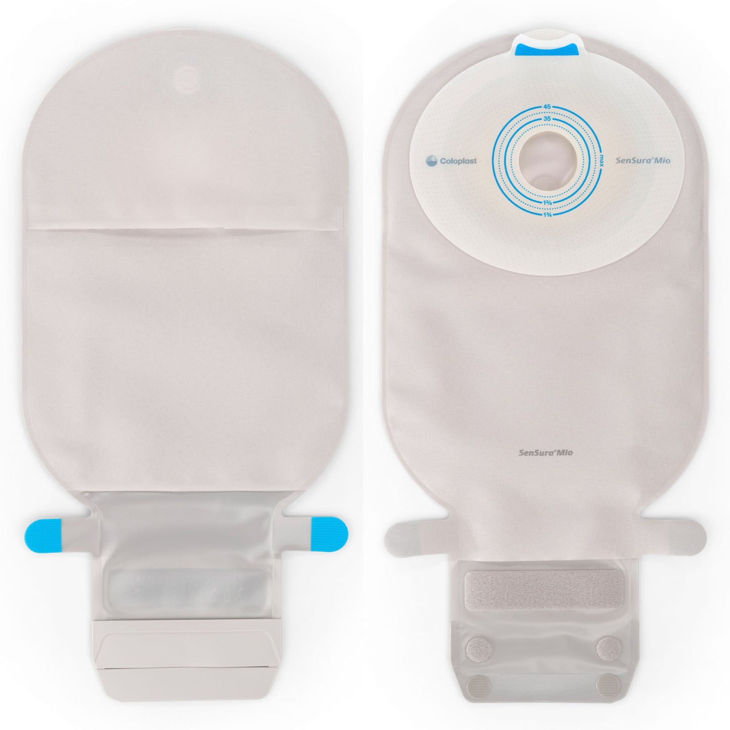 SenSura® Mio Flat 1-Piece Opaque Ostomy Pouch, Stoma