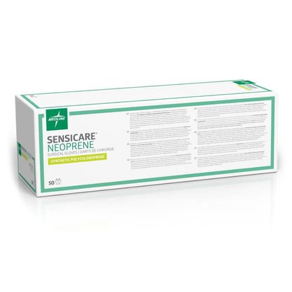 Sterile SensiCare® Neoprene Polychloroprene Surgical Gloves, Light Brown - view 5