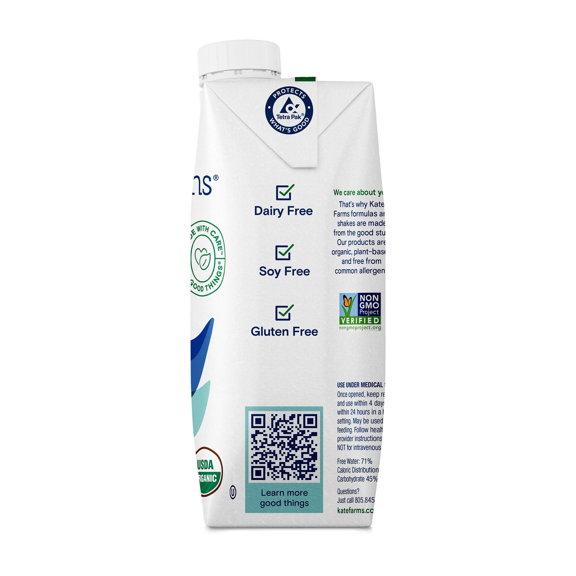 Kate Farms® Standard 1.4 Vanilla Sole-Source Nutrition Formula, Carton