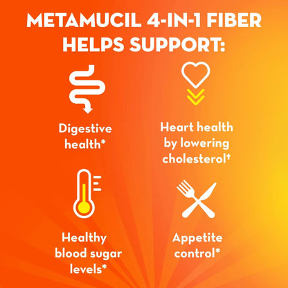 Metamucil 4 in 1 Fiber Powder Unflavored
