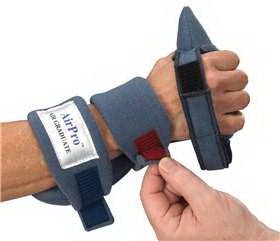 OCSI AirPro Air Graduate Wrist / Hand Splint Fabric Left or Right Hand Blue