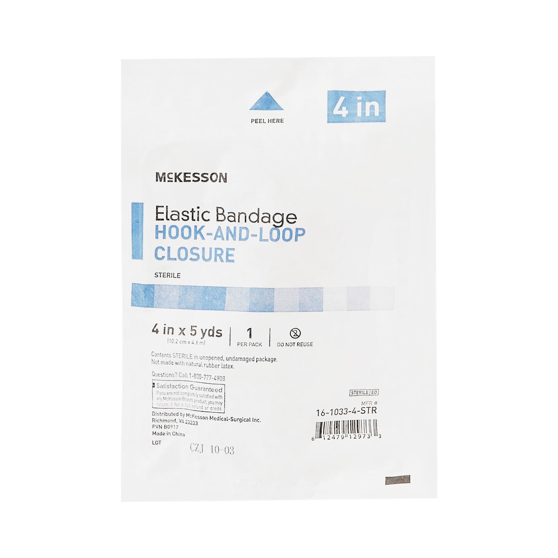 McKesson hook-and-loop closure Elastic Bandage