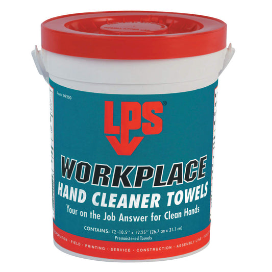 LPS WorkPlace Hand Cleaner Towels, 72 Towels (09200)