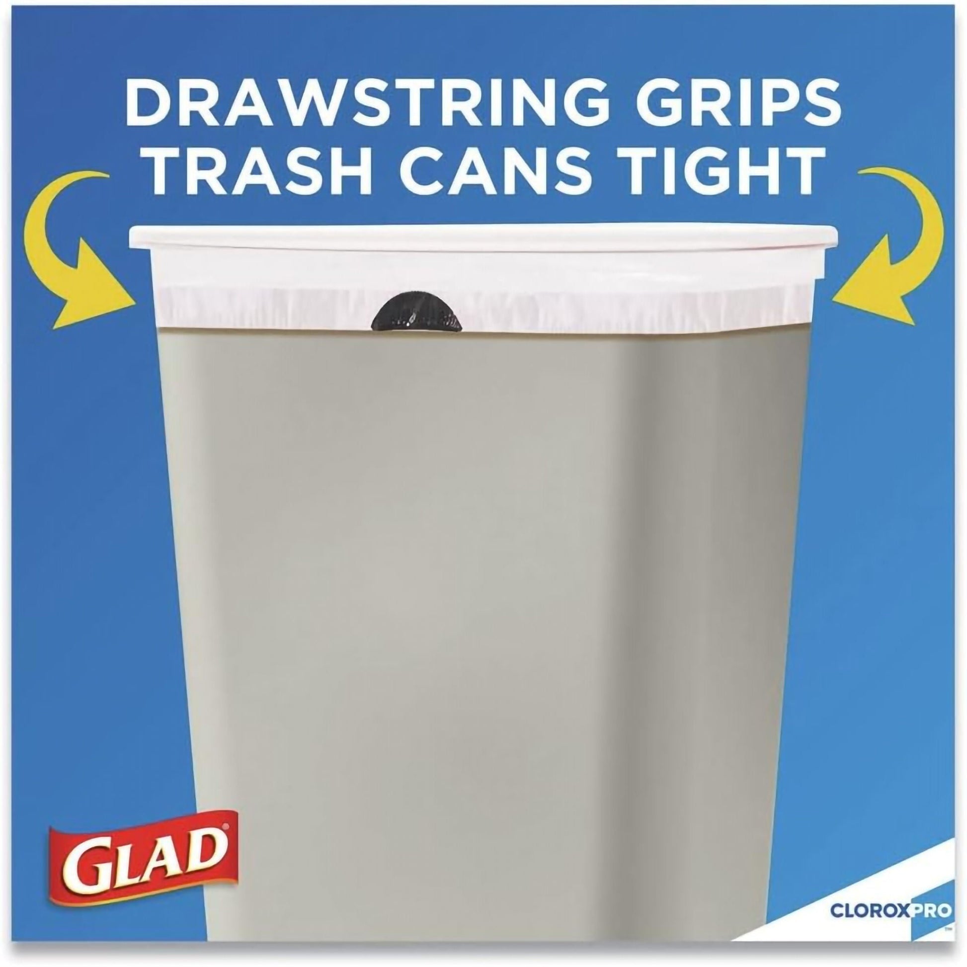 Glad Trash Bag 13 gal. 0.72 mil White Tall Kitchen Dispenser Box