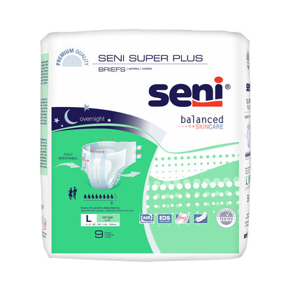 Seni® Super Plus Overnight Heavy to Severe Absorbency Incontinence Brief