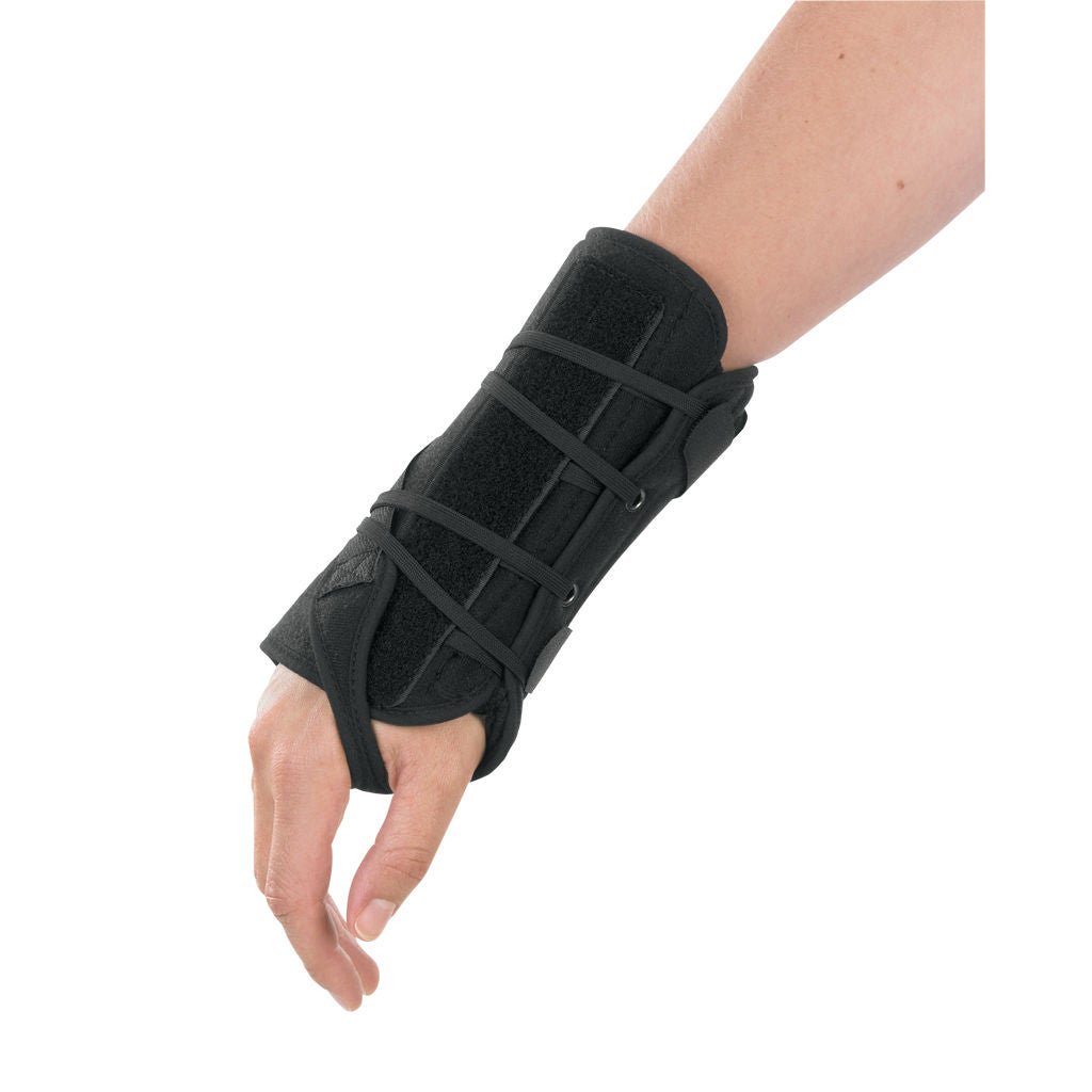 Apollo Universal Wrist Brace Aluminum / Foam Right Hand Black