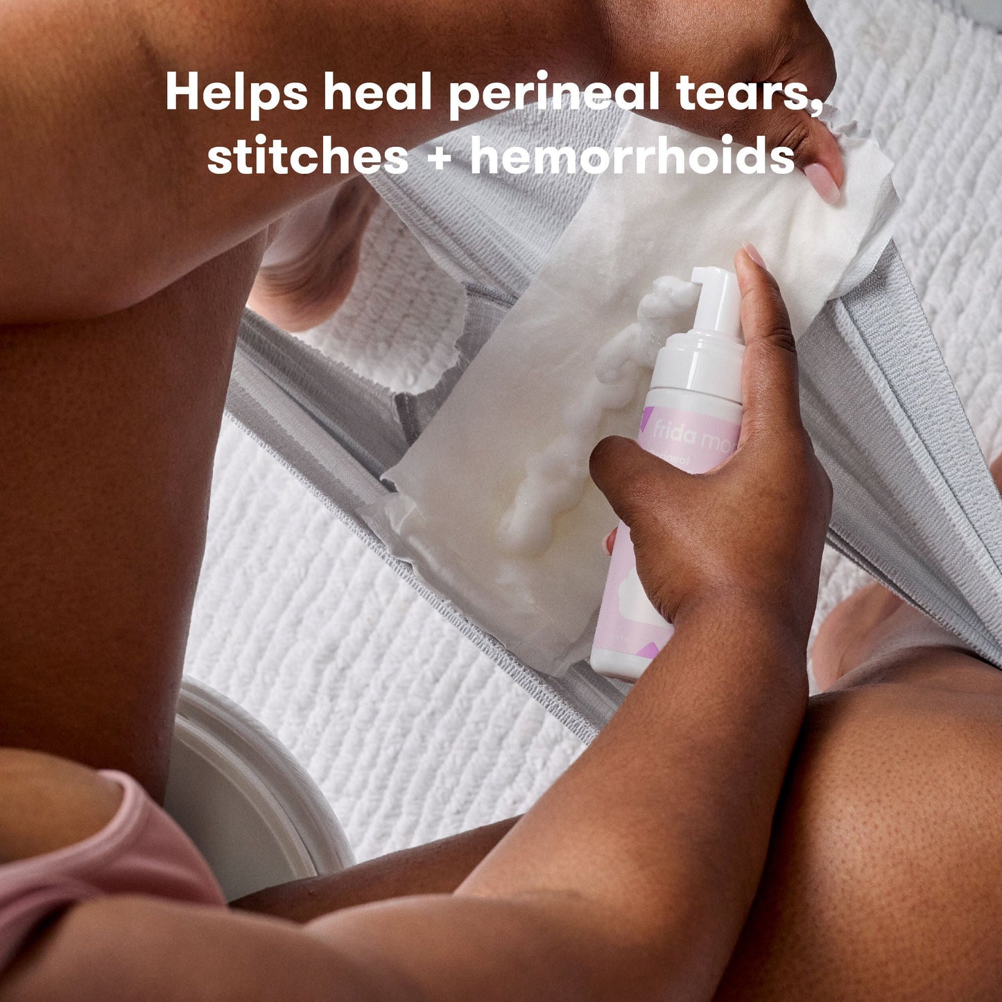 Frida Mom Perineal Healing Foam, Cooling Pain Relief from Vag to Tush