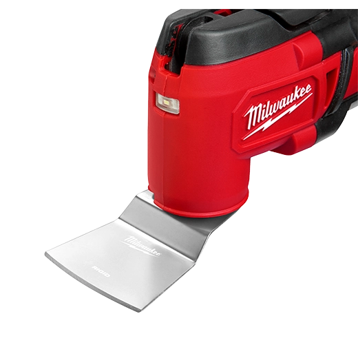 Milwaukee 2 PC 2" Rigid and Flexible Scraper Universal Fit Oscillating Multi-Tool Blade Set 49-25-2202 | 2-Piece, Stainless Steel