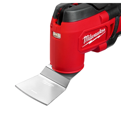 Milwaukee 2 PC 2" Rigid and Flexible Scraper Universal Fit Oscillating Multi-Tool Blade Set 49-25-2202 | 2-Piece, Stainless Steel