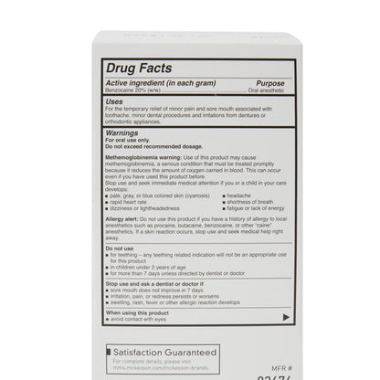 McKesson Benzocaine Oral Pain Relief