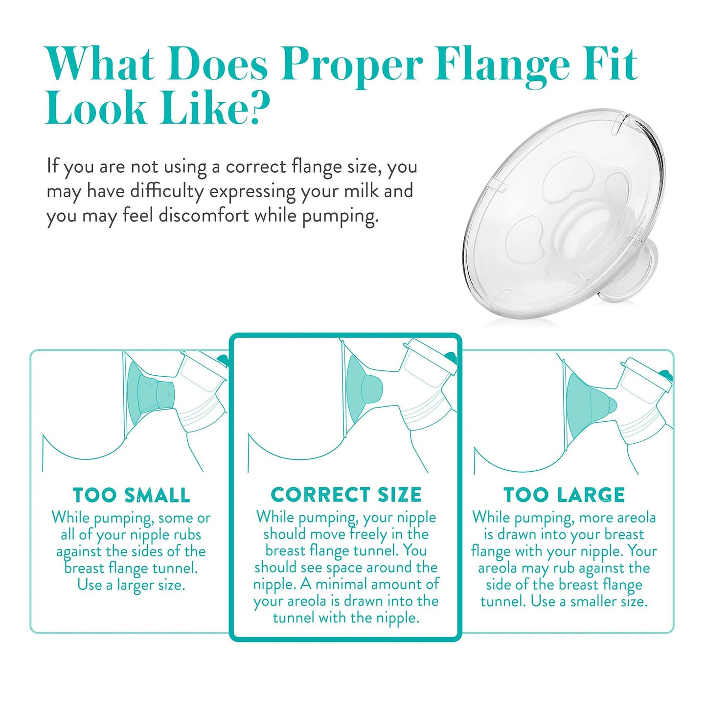 Evenflo® Advanced Fit Breast Flange, 28 millimeter