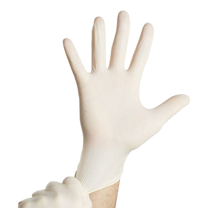 Trilon 2000® PF with MC3® Stretch Vinyl Exam Gloves, Ivory - view 3