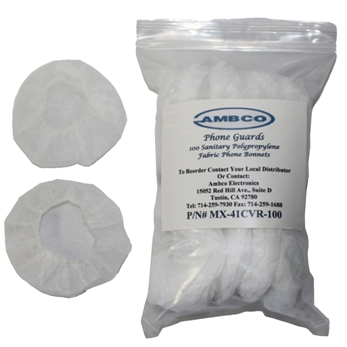 Ambco Sanitary Headset Cover for use with Maico MX-41/AR Audiometer Headset