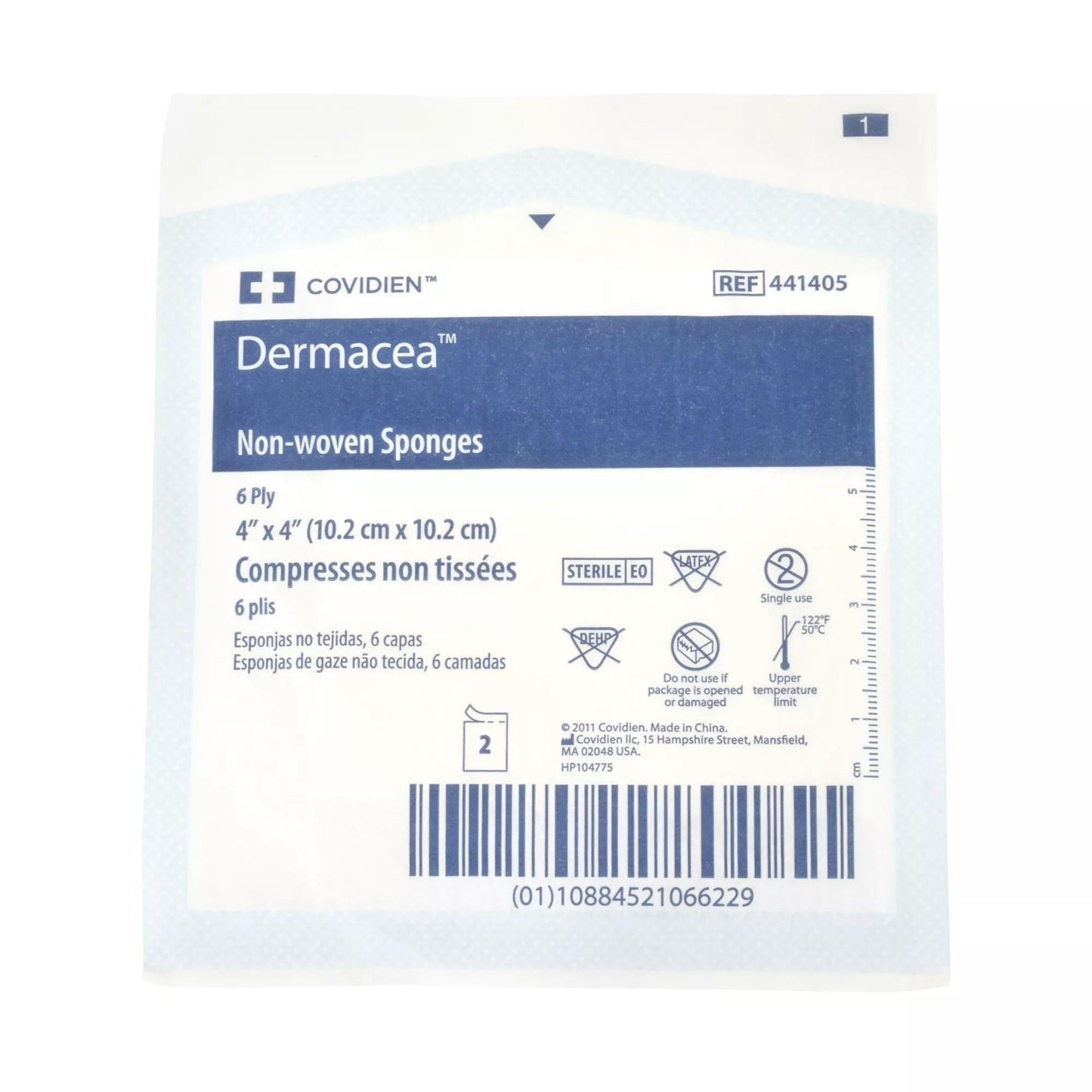 Dermacea Nonwoven Sponge 6-Ply