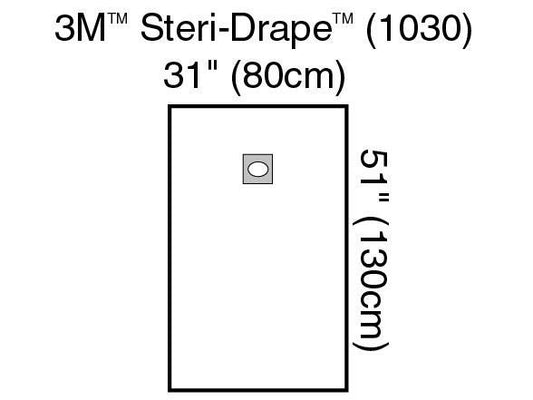 3M™ Steri-Drape™ Sterile Aperture EENT Drape