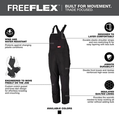 Milwaukee FREEFLEX Insulated Bib Overalls 262B