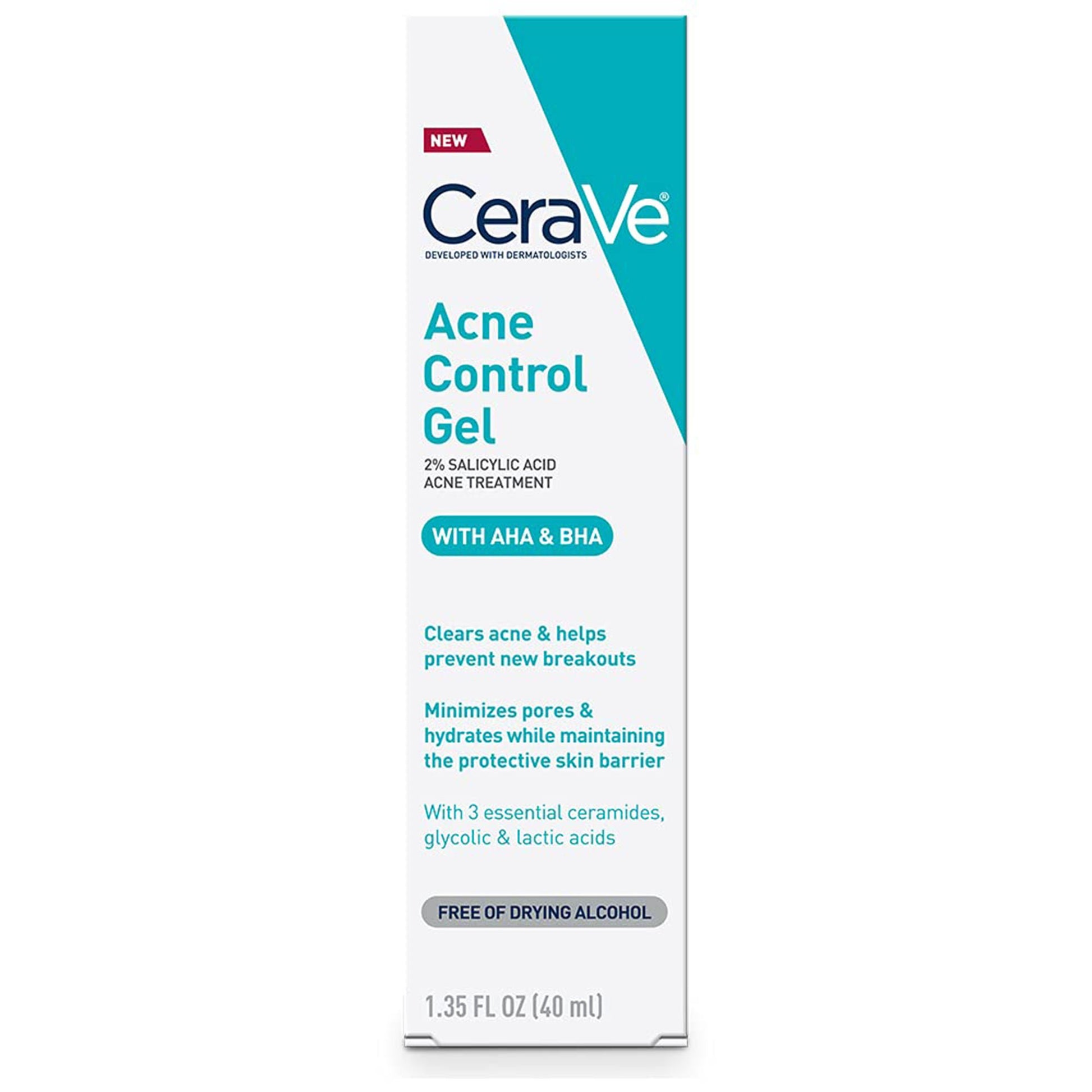 CeraVe® 2% Salicylic Acid Acne Control Gel, Tube