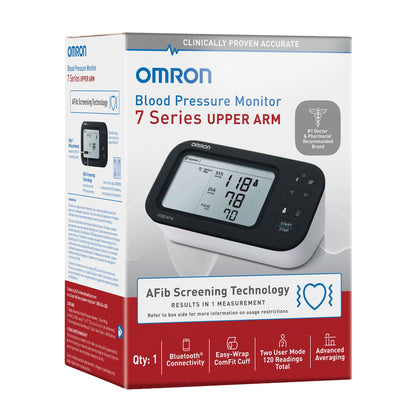 Omron 7 Series® Digital Blood Pressure Monitor with Bluetooth Connectivity