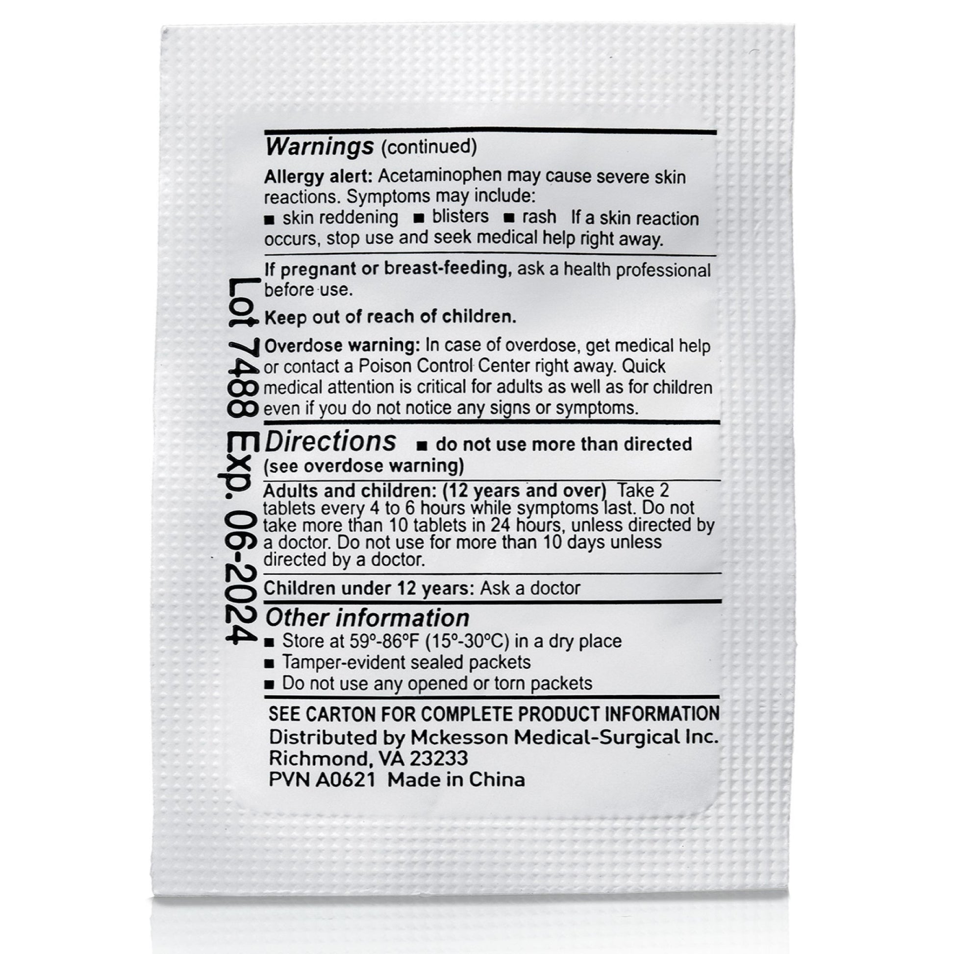 McKesson Acetaminophen Pain Relief