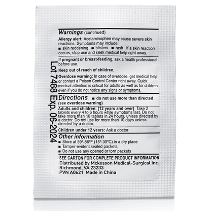 McKesson Acetaminophen Pain Relief