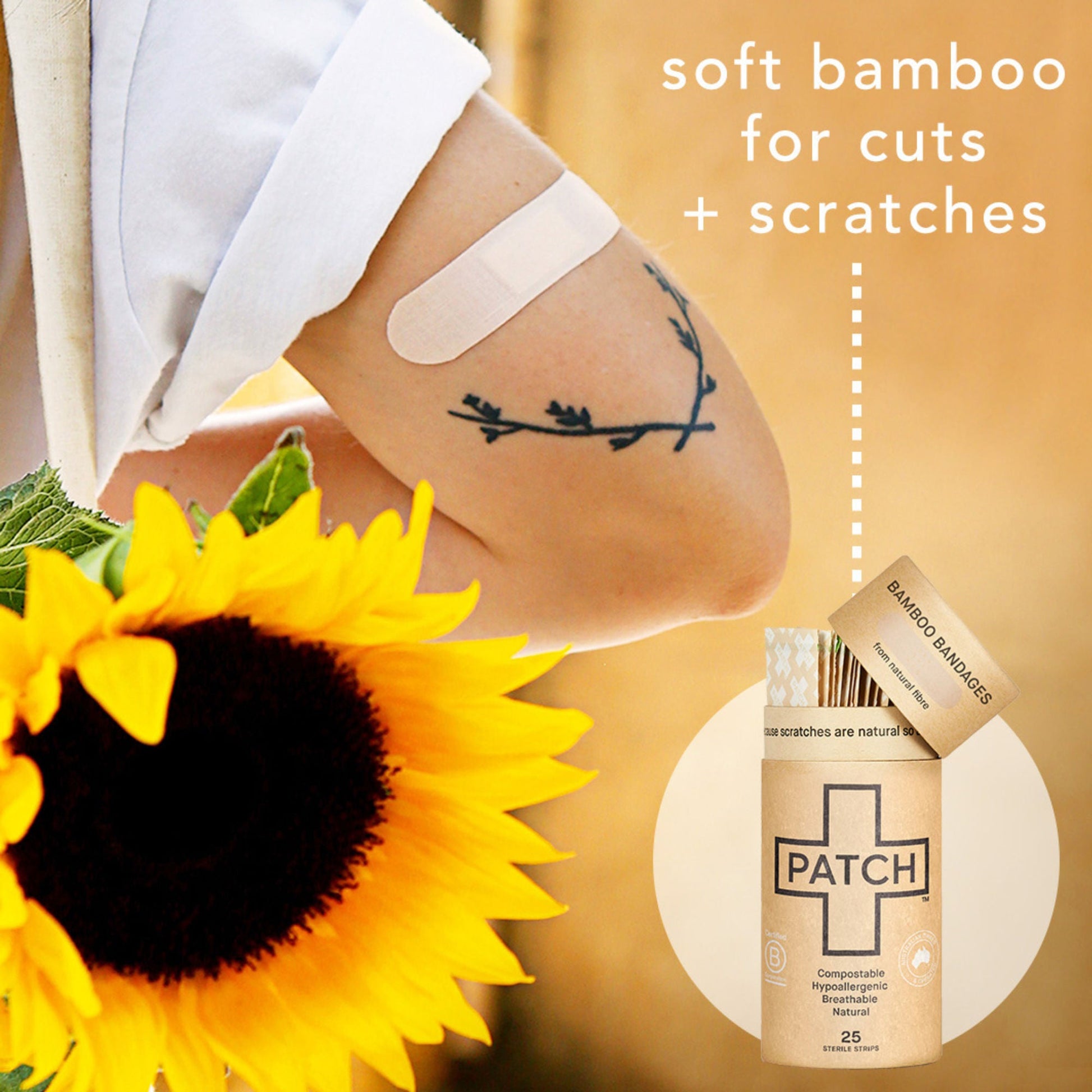 Patch™ Tan Adhesive Strip