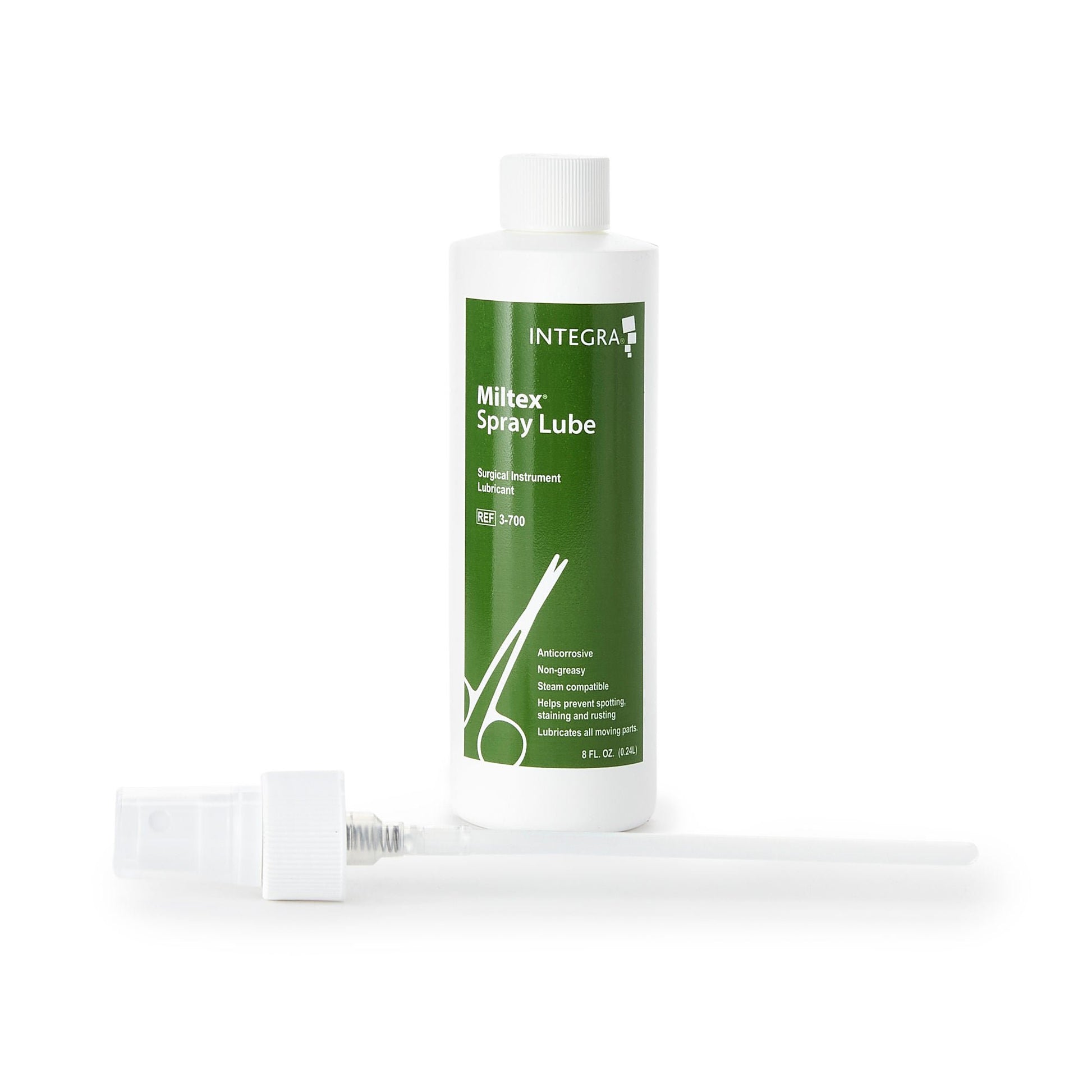 Miltex® White Mineral Oil Instrument Lubricant, 0.24 Liter Bottle – Case of 12