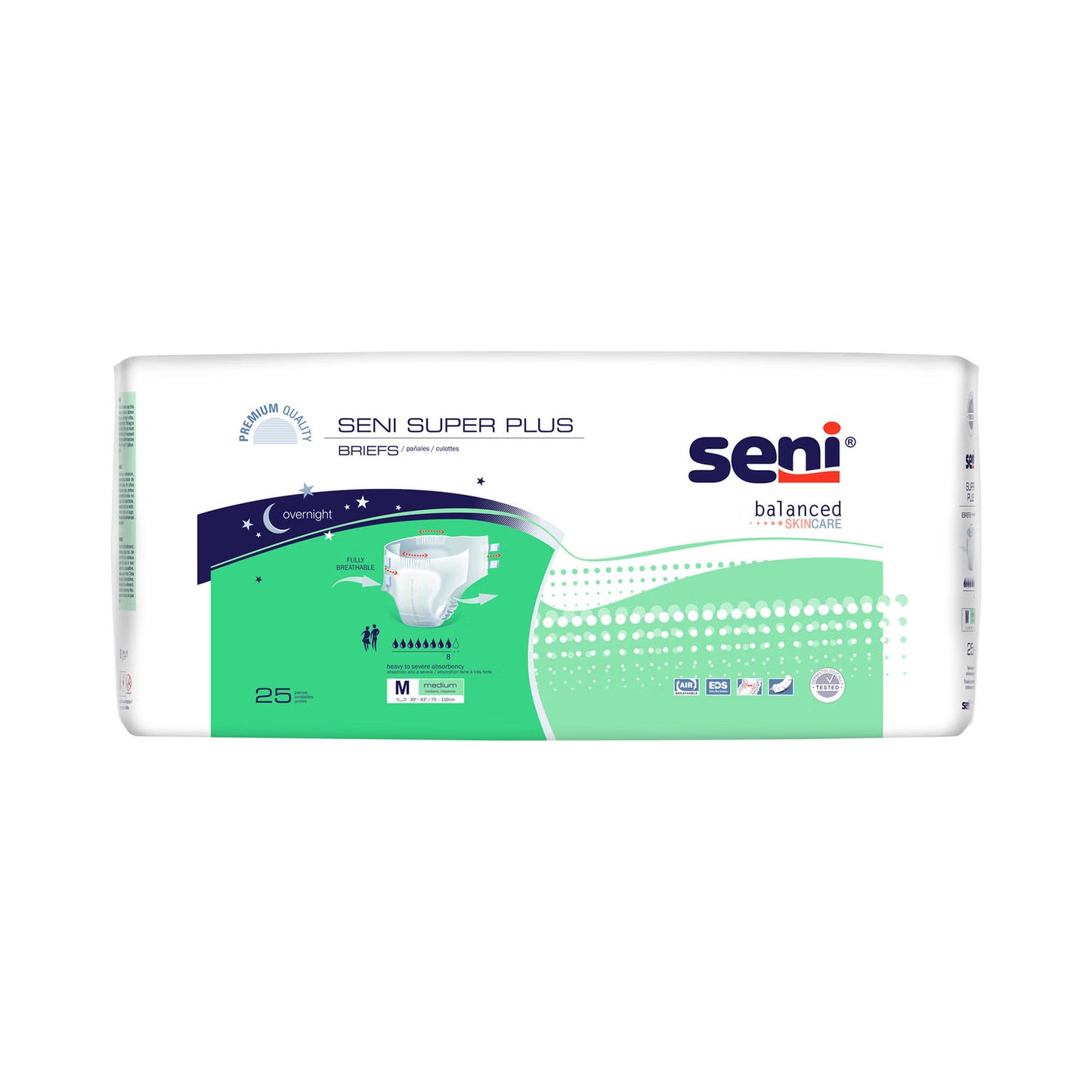 Seni® Super Plus Overnight Heavy to Severe Absorbency Incontinence Brief