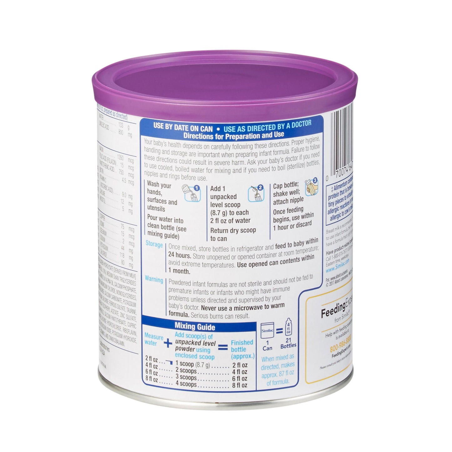 Similac® Alimentum® Infant Formula, can