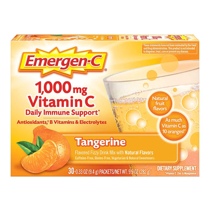 Emergen-C® Vitamin C Daily Immune Support Drink Mix, Super Tangerine Flavor