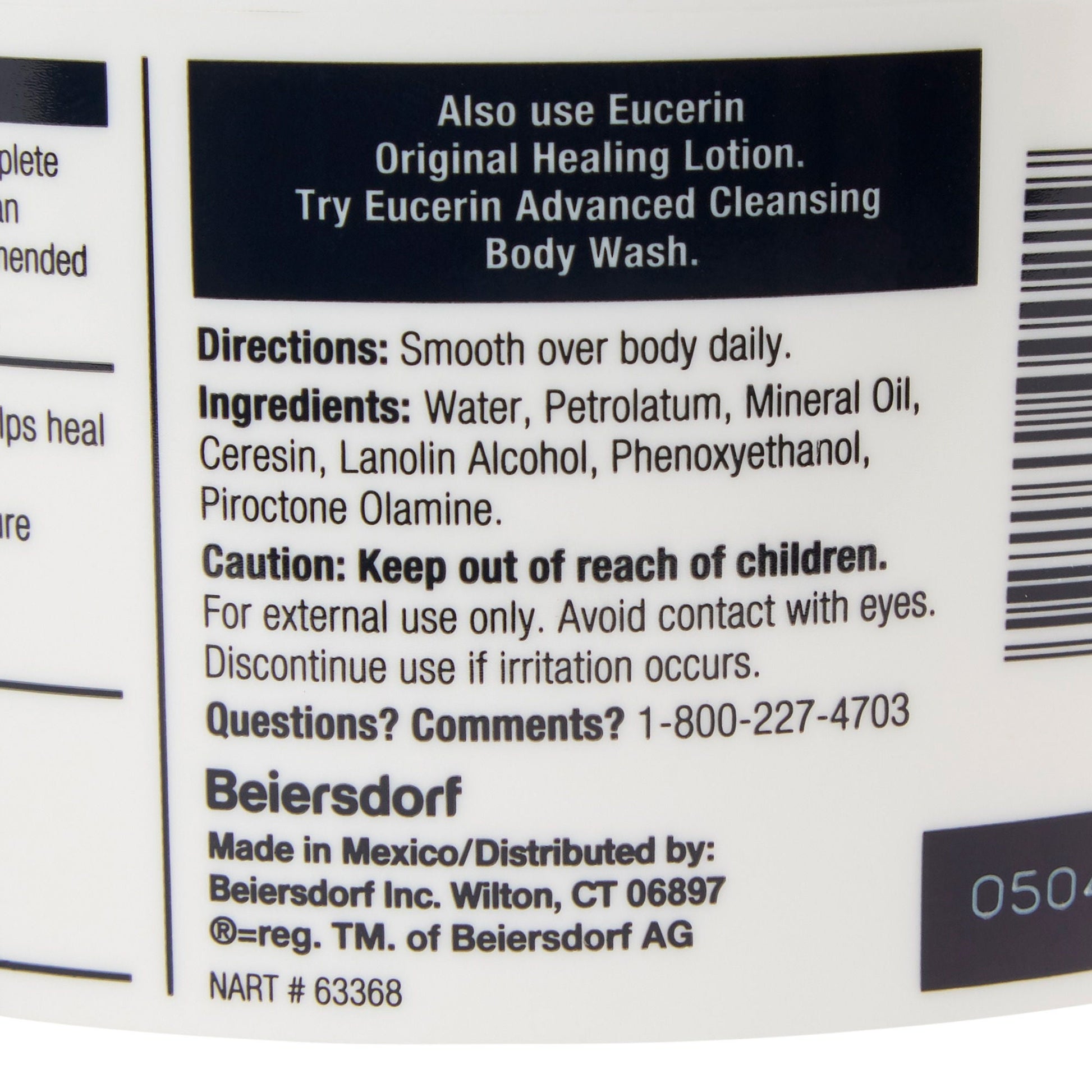 Eucerin® Original Healing Moisturizer, Jar