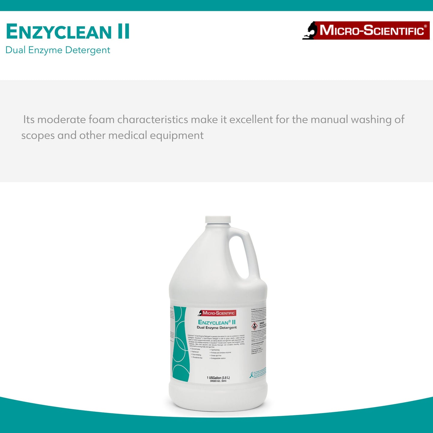 Enzyclean® II Dual Enzymatic Instrument Detergent / Presoak - view 3