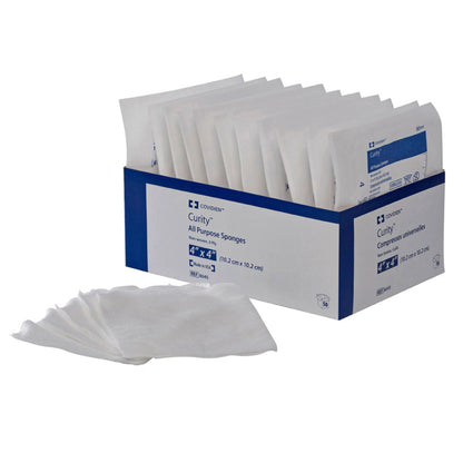 Curity™ Sterile Nonwoven Sponge, Four-Ply