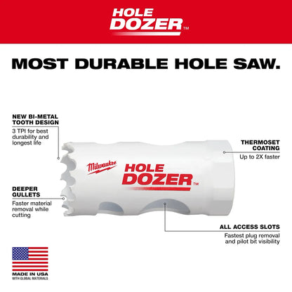 Milwaukee 7/8" HOLE DOZER Bi-Metal Hole Saw 49-56